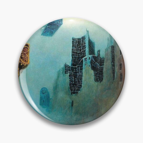 Item preview, famous Zdzislaw Beksinski paintings, 1929, Sanok, Poland | Surrealism, Magic Realism designed and sold by Bob-Studio.