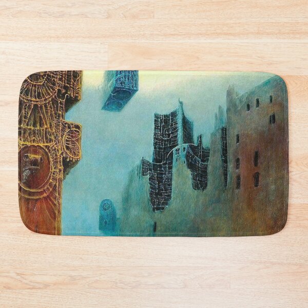 Item preview, famous Zdzislaw Beksinski paintings, 1929, Sanok, Poland | Surrealism, Magic Realism designed and sold by Bob-Studio.