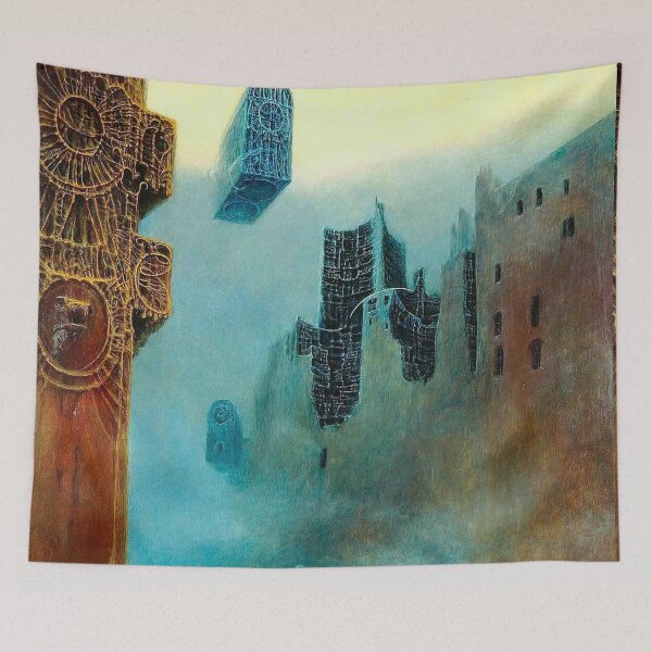 Item preview, famous Zdzislaw Beksinski paintings, 1929, Sanok, Poland | Surrealism, Magic Realism designed and sold by Bob-Studio.