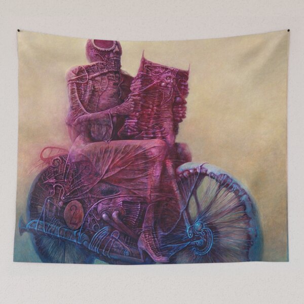 Item preview, famous Zdzislaw Beksinski paintings, 1929, Sanok, Poland | Surrealism, Magic Realism designed and sold by Bob-Studio.