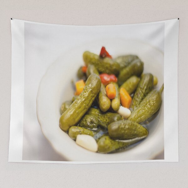 Item preview, PICKLES EN UN CUENCO designed and sold by Amy Louhela.
