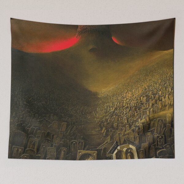 Item preview, famous Zdzislaw Beksinski paintings, 1929, Sanok, Poland | Surrealism, Magic Realism designed and sold by Bob-Studio.