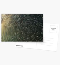star trails Postkarten