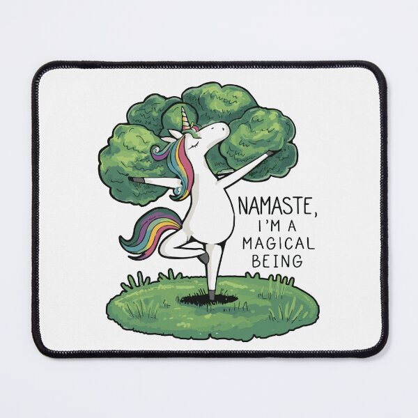 Item preview, Namaste, unicorn yoga designed and sold by gittuska11.