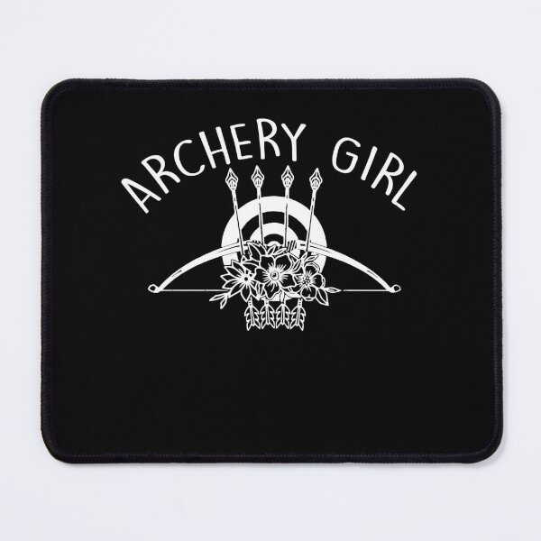 Item preview, Archery Girl Bow Arrow Flowers Archer Archery Player Sport designed and sold by farhanhafeez.