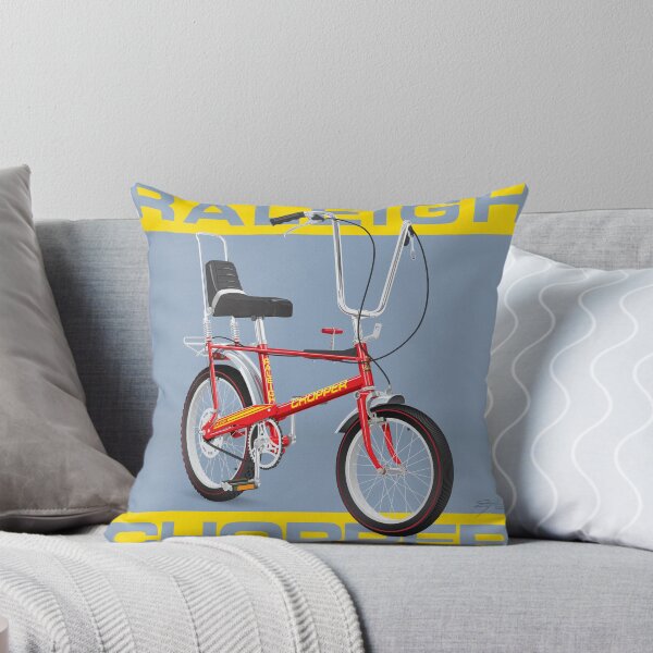 Artikelvorschau, Raleigh Chopper Mk2 Rot entworfen und verkauft von Tunstall Illustration.