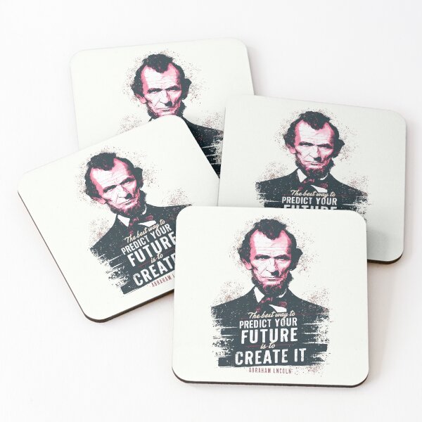 Item preview, Create Your Future - Lincoln Quote Art designed and sold by RuyaFab.