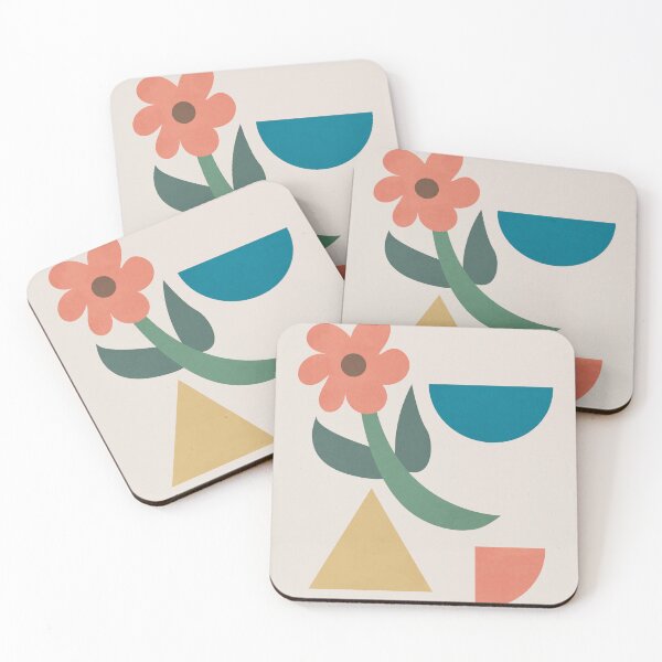 Item preview, Colorful Mid Century, Abstract Floral designed and sold by technicolorable_art.