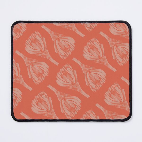 Item preview, Coral Whisper: Protea Buds in Vivid Orange - Kirribilli's Coastal Inspiration designed and sold by Jay Dee Dearness.
