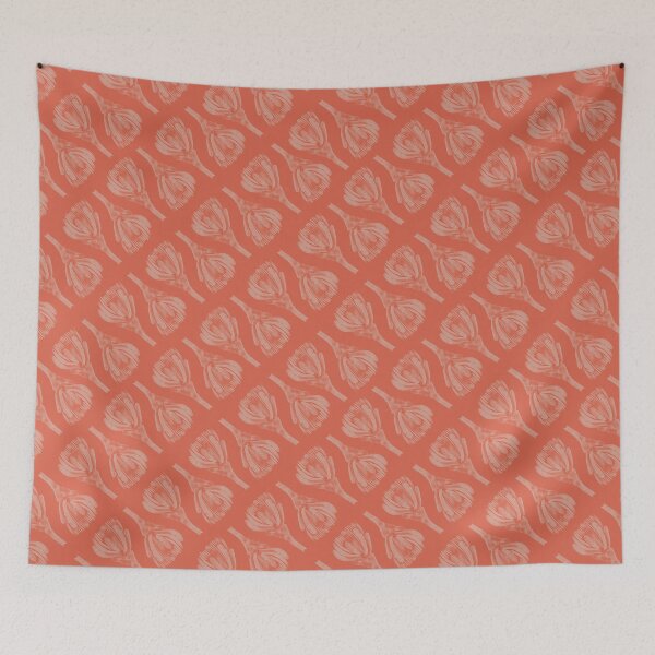 Item preview, Coral Whisper: Protea Buds in Vivid Orange - Kirribilli's Coastal Inspiration designed and sold by Jay Dee Dearness.