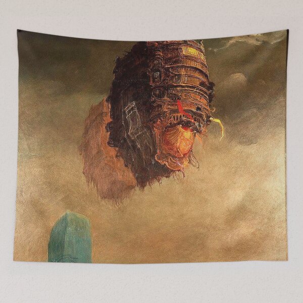 Item preview, famous Zdzislaw Beksinski paintings, 1929, Sanok, Poland | Surrealism, Magic Realism designed and sold by Bob-Studio.