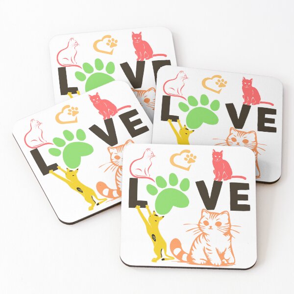 Item preview, LOVE CATS designed and sold by stickersrafisa.