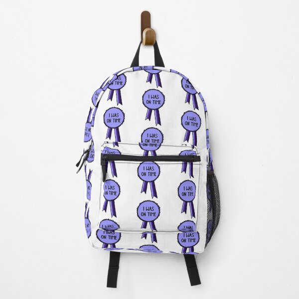 Item preview, I Was On Time Ribbon Purple designed and sold by CJ Vanderbeek.