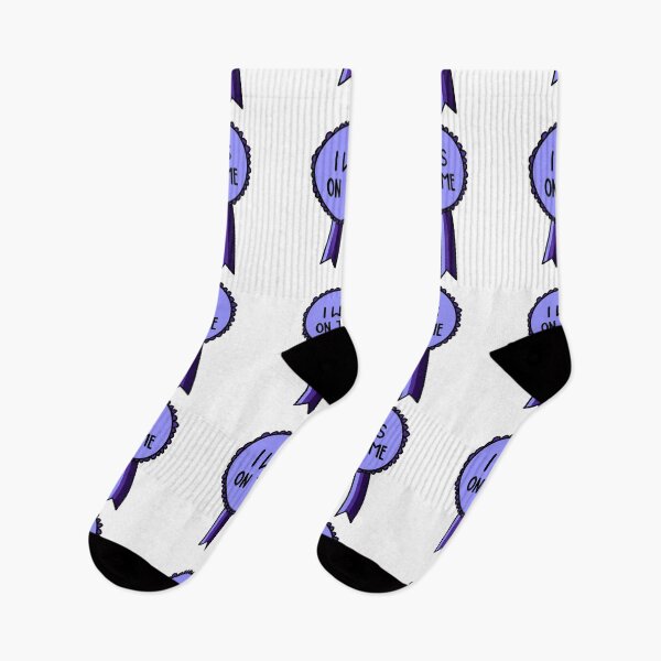 Item preview, I Was On Time Ribbon Purple designed and sold by CJ Vanderbeek.