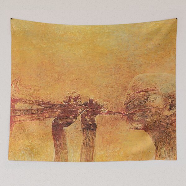 Item preview, famous Zdzislaw Beksinski paintings, 1929, Sanok, Poland | Surrealism, Magic Realism designed and sold by Bob-Studio.