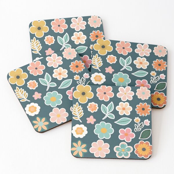 Item preview, Tiny flowers with green background  designed and sold by Chirayu1111.