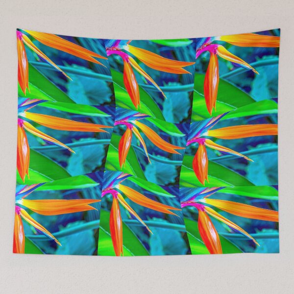 Item preview, Green and Orange Floral Pattern designed and sold by Patternflower.