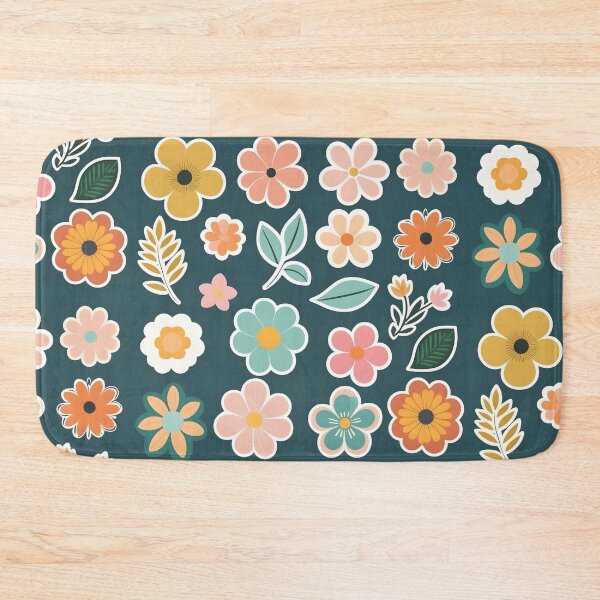 Item preview, Tiny flowers with green background  designed and sold by Chirayu1111.