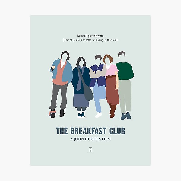 The Breakfast Club Classic Movie Comedy Drama Wall Art Home Decor