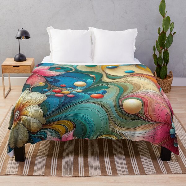 Item preview, Energetic Floral Fusion designed and sold by Drawing33.