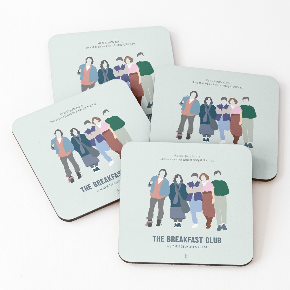 The Breakfast Club Coasters (Set of 4)