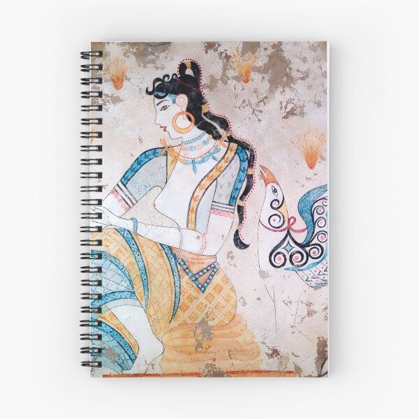Item preview, Saffron Goddess. Minoan fresco designed and sold by likiska.
