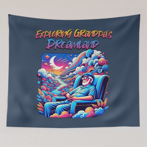 Item preview, Grandpa warning may nap suddenly at any time Grandfather - Exploring grandpa's dreamland designed and sold by JansenGS.