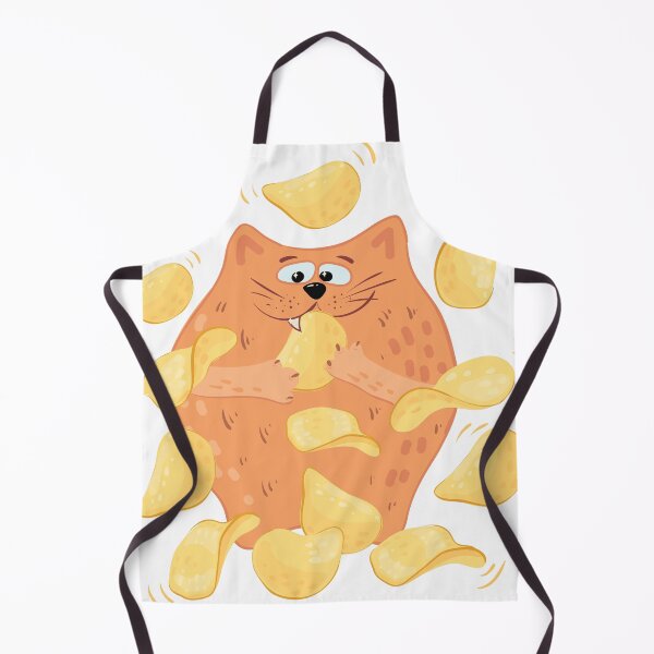 Item preview, Red cat eats chips designed and sold by Deepness2023.