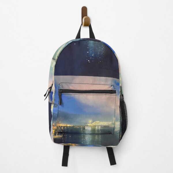 Item preview, View of the Port of Livorno in the evening designed and sold by Fosco-Culto.