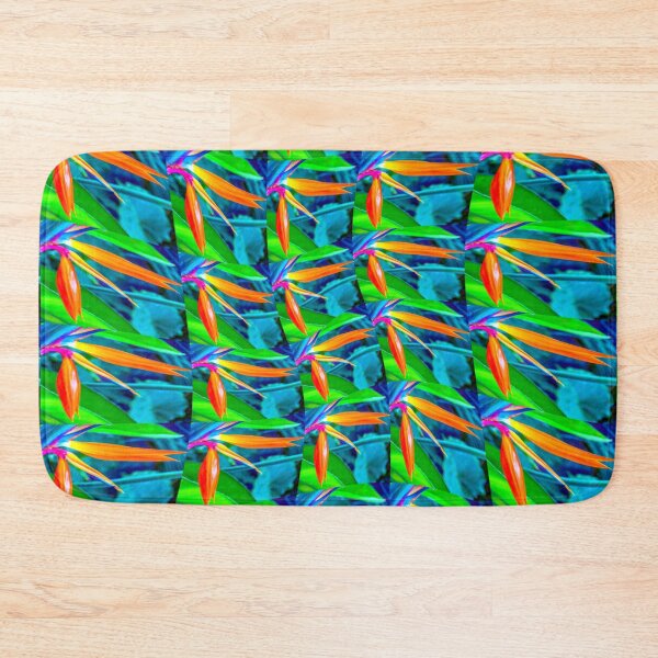 Item preview, Green and Orange Floral Pattern designed and sold by Patternflower.