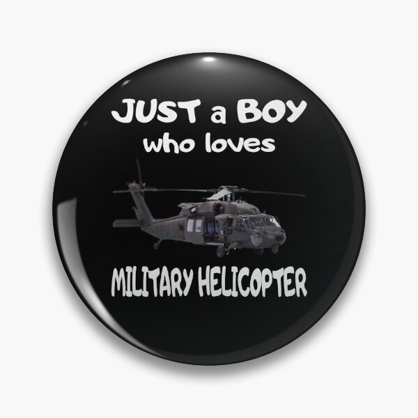 Item preview, UH-60 Black Hawk Helicopter Aircraft Fighter Pilot Aviator Just A Boy Who Loves designed and sold by ArtStudioKY.
