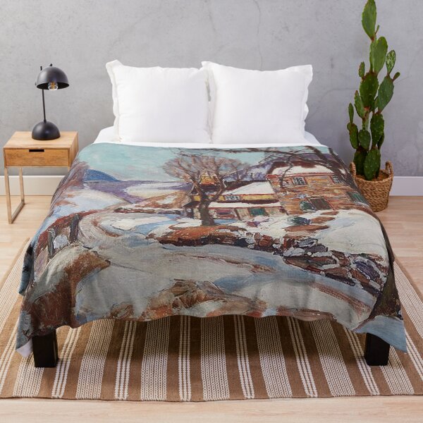 Item preview, Lumberville House in Winter designed and sold by tomorrowsart.