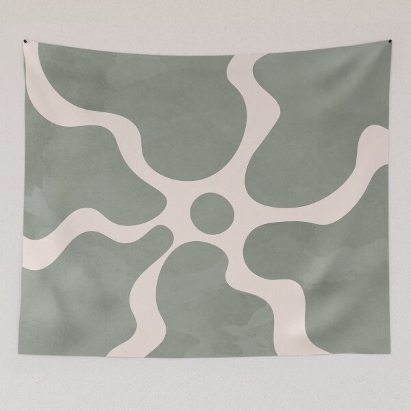 Item preview, Flower Petal, Sage Green designed and sold by technicolorable_art.
