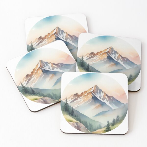 Item preview, White Background Mountain Clipart (1291) designed and sold by WASjourney.