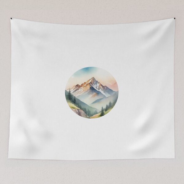 Item preview, White Background Mountain Clipart (1291) designed and sold by WASjourney.