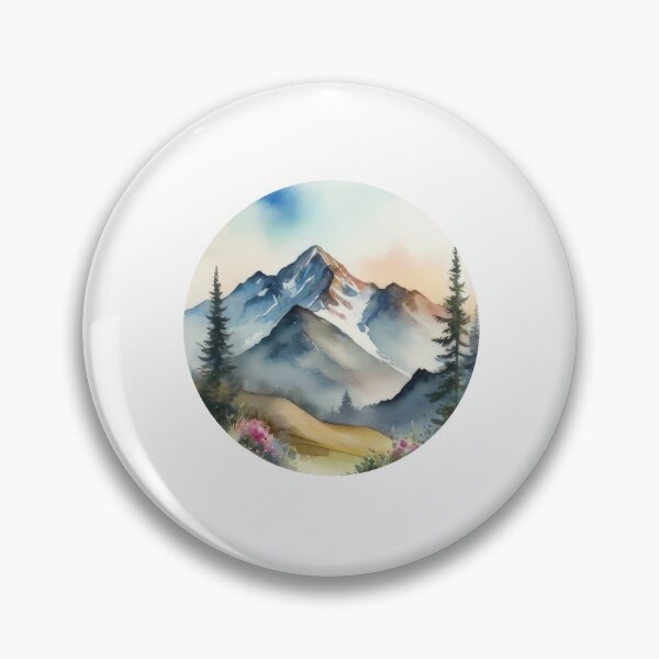 Item preview, Mountain Landscape Clipart (1292) designed and sold by WASjourney.
