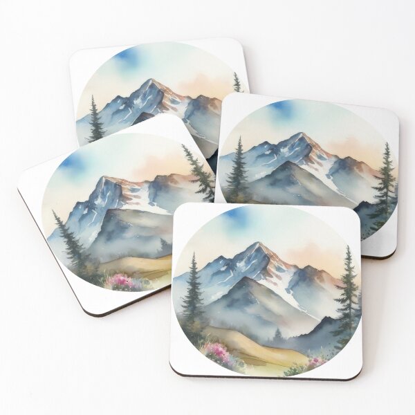 Item preview, Mountain Landscape Clipart (1292) designed and sold by WASjourney.