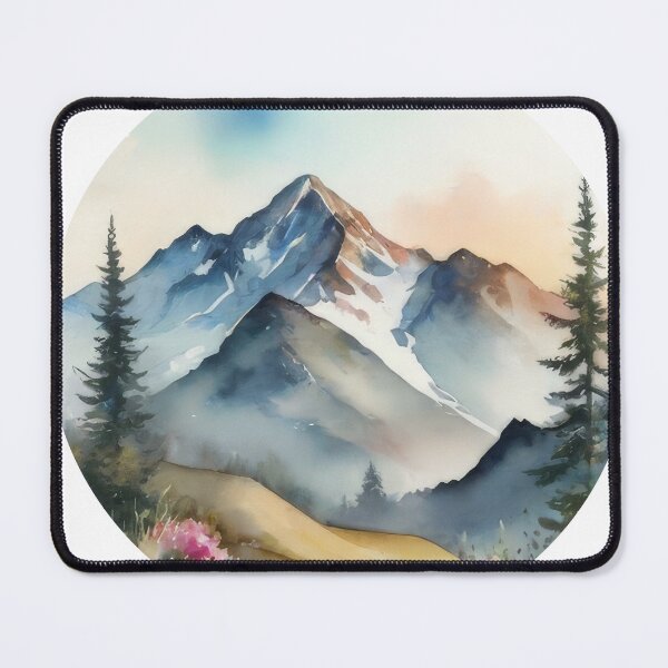 Item preview, Mountain Landscape Clipart (1292) designed and sold by WASjourney.