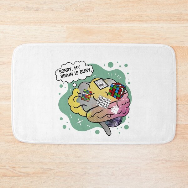 Item preview, Sorry, my brain is busy - green designed and sold by Endless Projects.