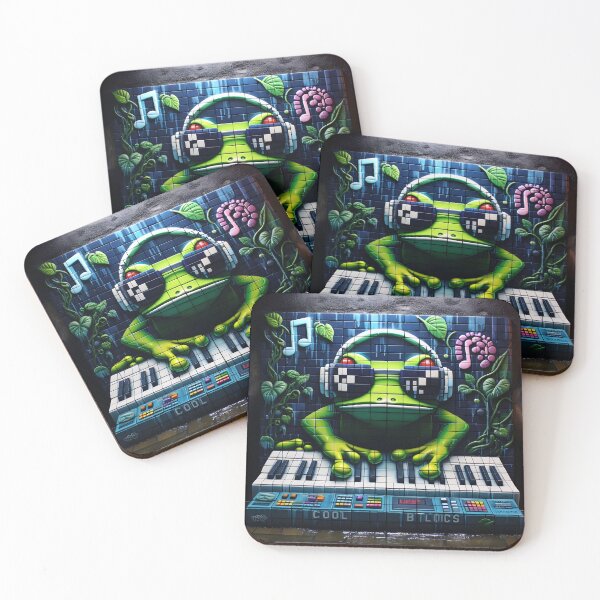 Item preview, frog in the wall designed and sold by SabyDigitalArt.