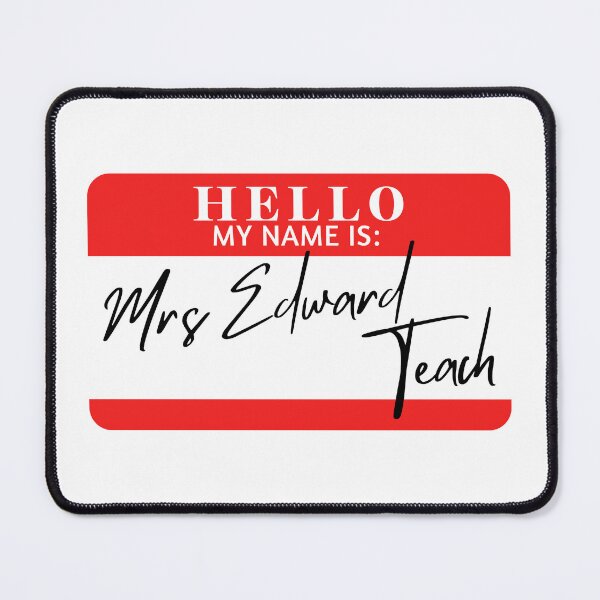 Item preview, Hello, my name is Mrs Edward Teach designed and sold by AdhdPunk.