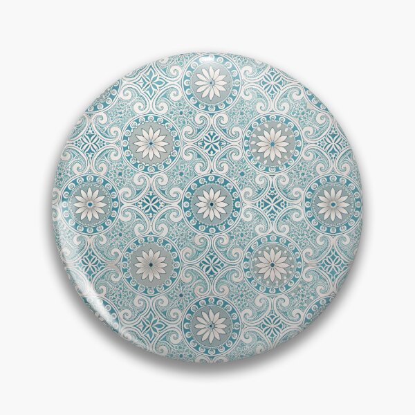 Item preview, Phoenician seamless pattern turquoise color vector illustration designed and sold by fotoryum.