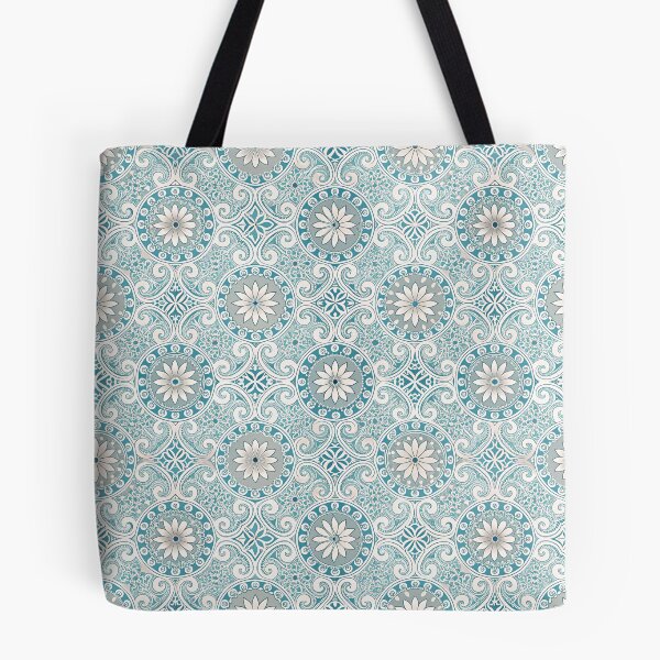Item preview, Phoenician seamless pattern turquoise color vector illustration designed and sold by fotoryum.