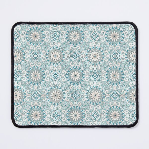Item preview, Phoenician seamless pattern turquoise color vector illustration designed and sold by fotoryum.