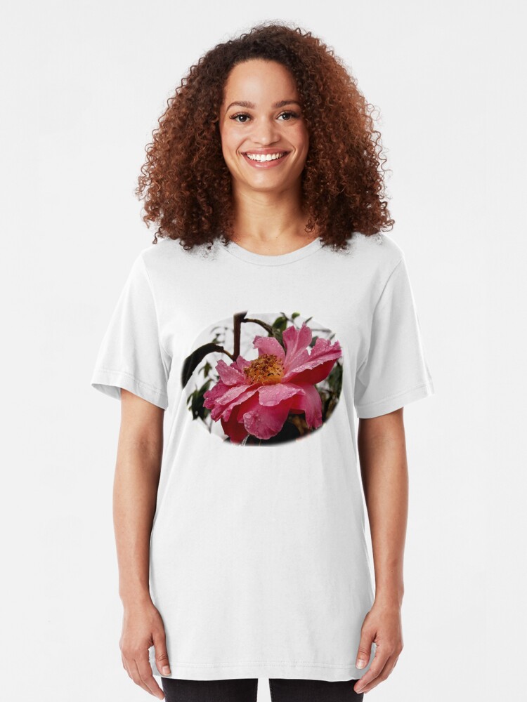 Alternate view of Raindrop Rose Slim Fit T-Shirt