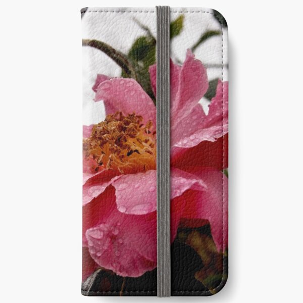 Raindrop Rose iPhone Wallet