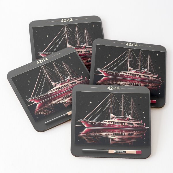 Item preview, Crimson Yacht: Modern Romance Traditional Style designed and sold by ByDigitalDream.