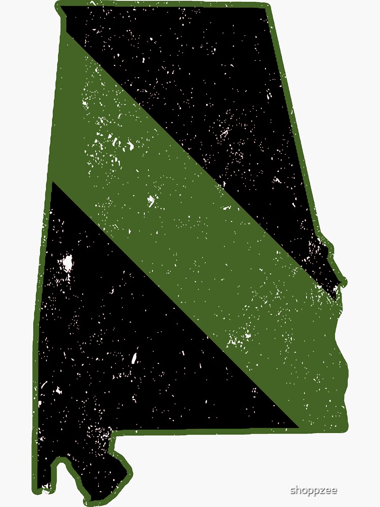 "Border Patrol Custom Alabama Park Ranger CBP Game Warden" Sticker for