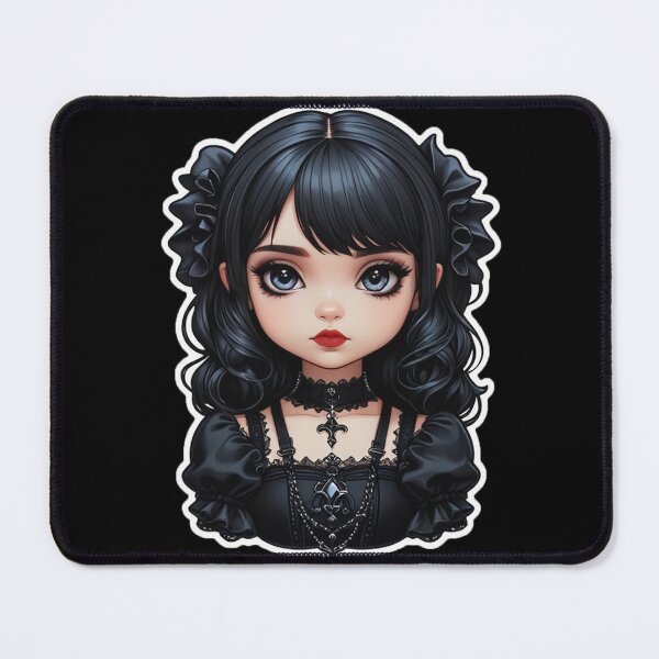 Item preview, Goth Girl Anime Cartoon Sticker designed and sold by Bunmigraphics .