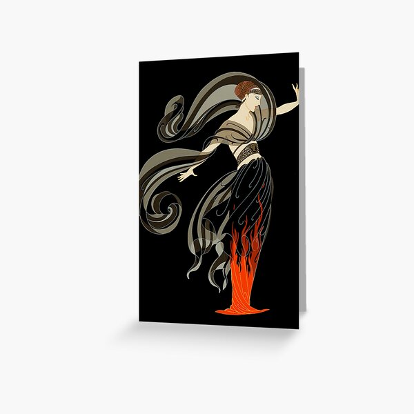 Item preview, Erté - Flames of Love designed and sold by elektronen.